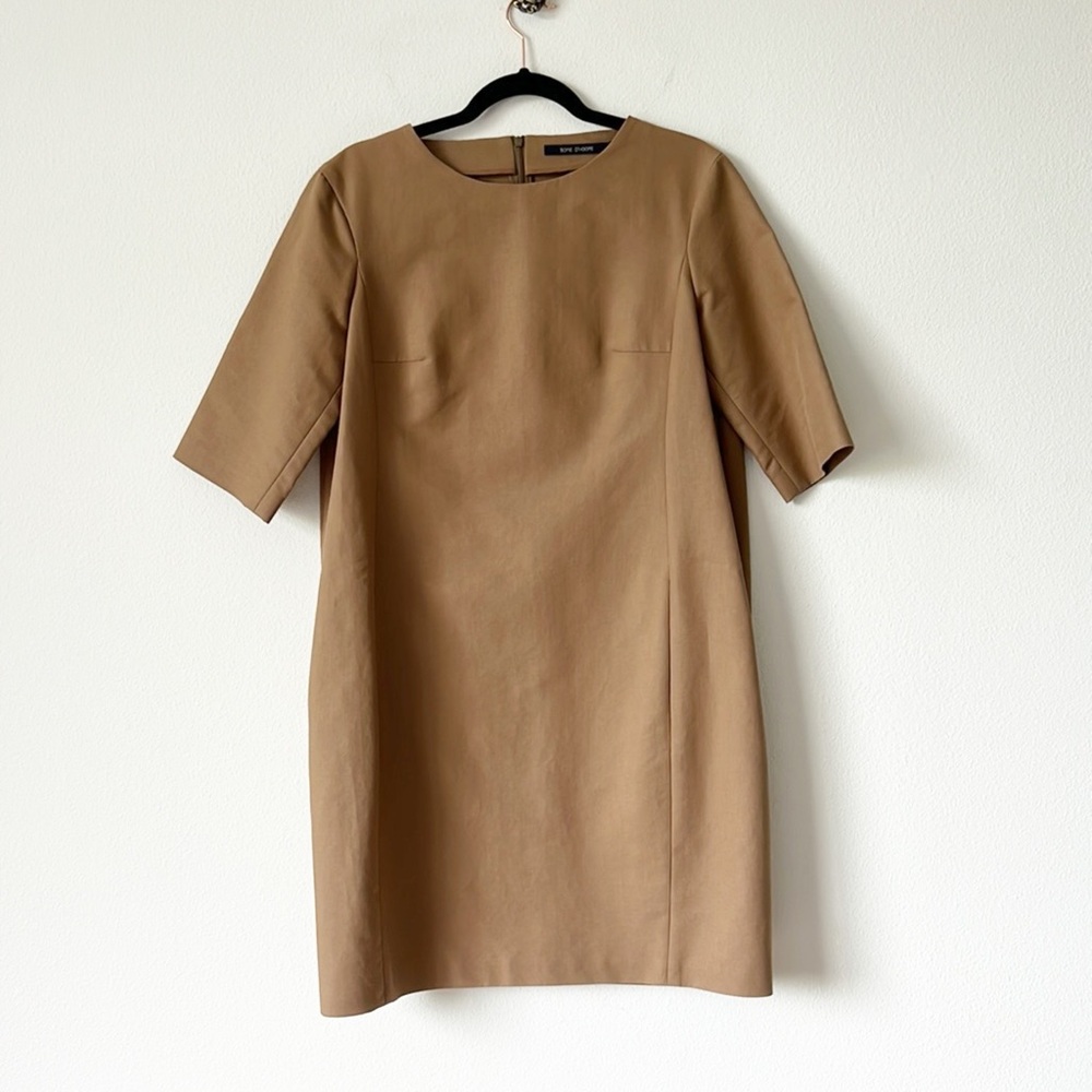 SOFIE D'HOORE Round-neck Cotton Midi Dress - Picture 13 of 16